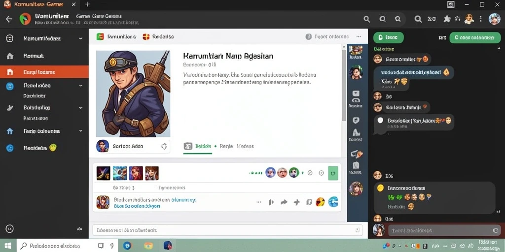 Screenshot dari pertempuran mendebarkan di dalam game.