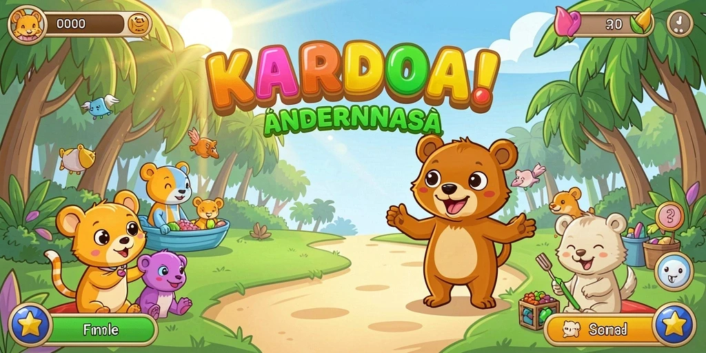 Tampilan level yang menantang dan berbeda-beda.