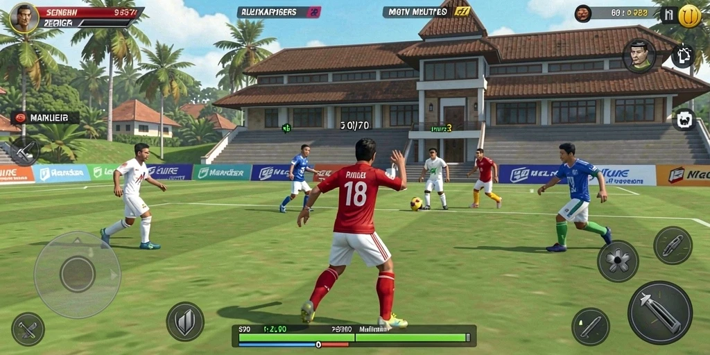 Momen seru dalam mode multiplayer bersama teman.