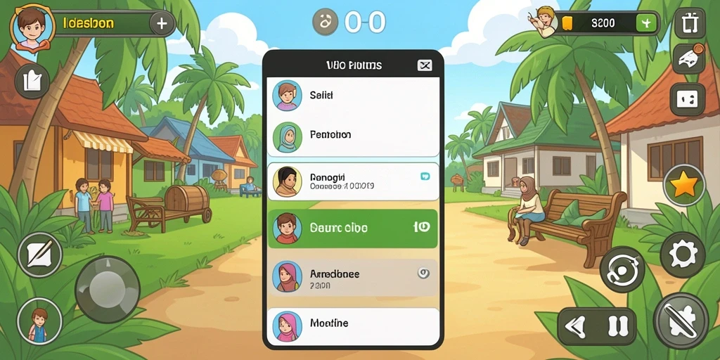 Mode multiplayer yang seru untuk bermain bersama teman.