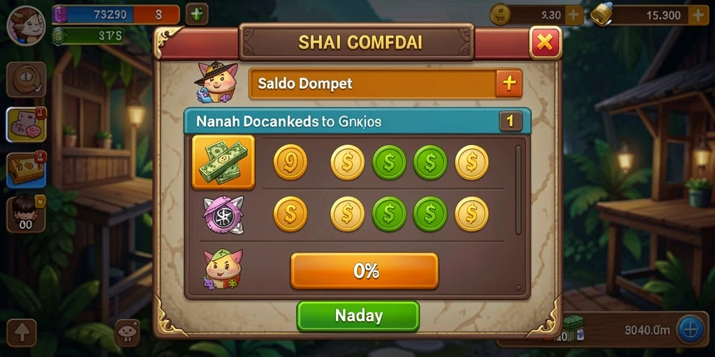 Screenshot penggunan aplikasi saat berkompetisi.